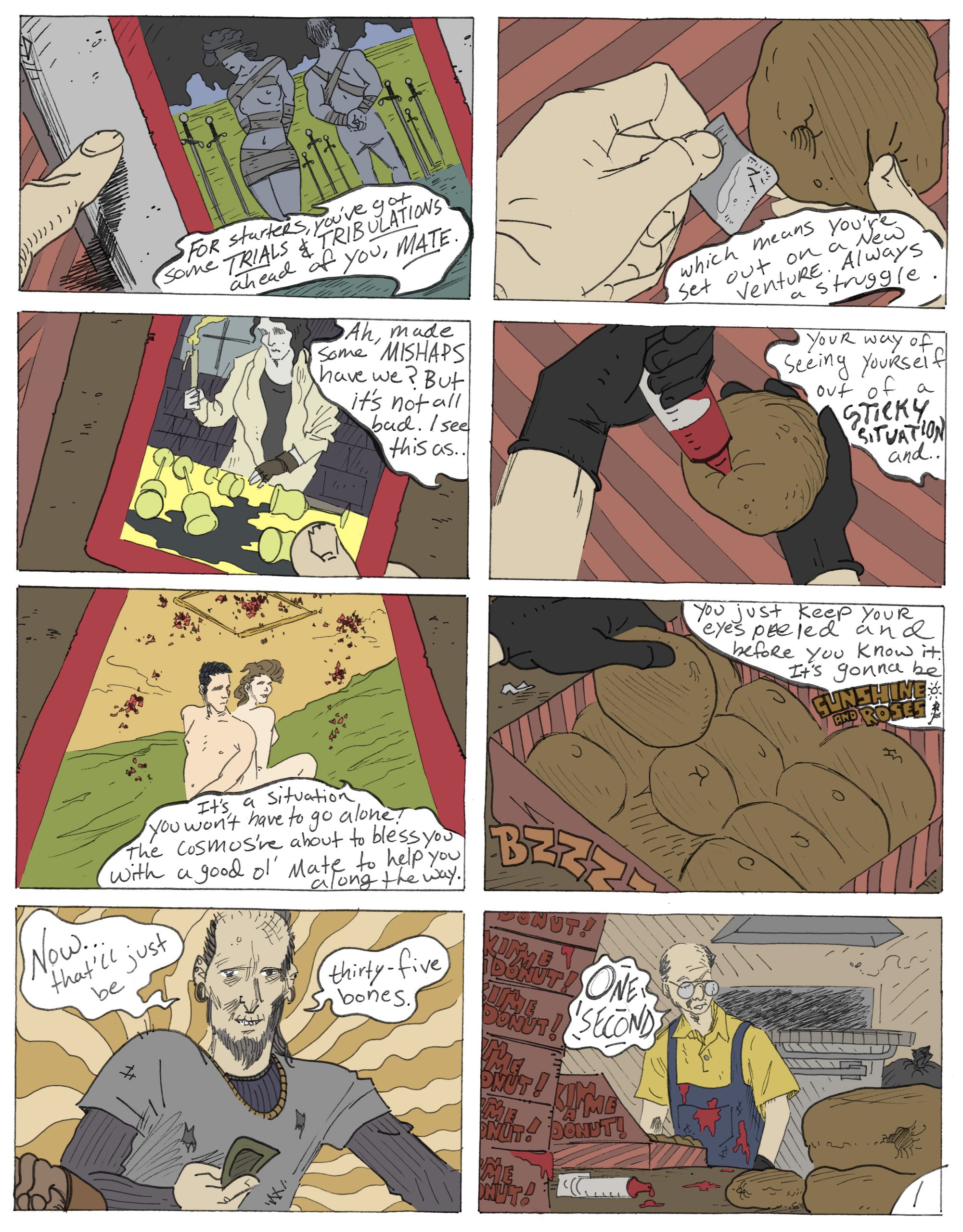 Tales from the Noisy Water | Misfortunate Fortune, by Luke Fleishman: Page 1