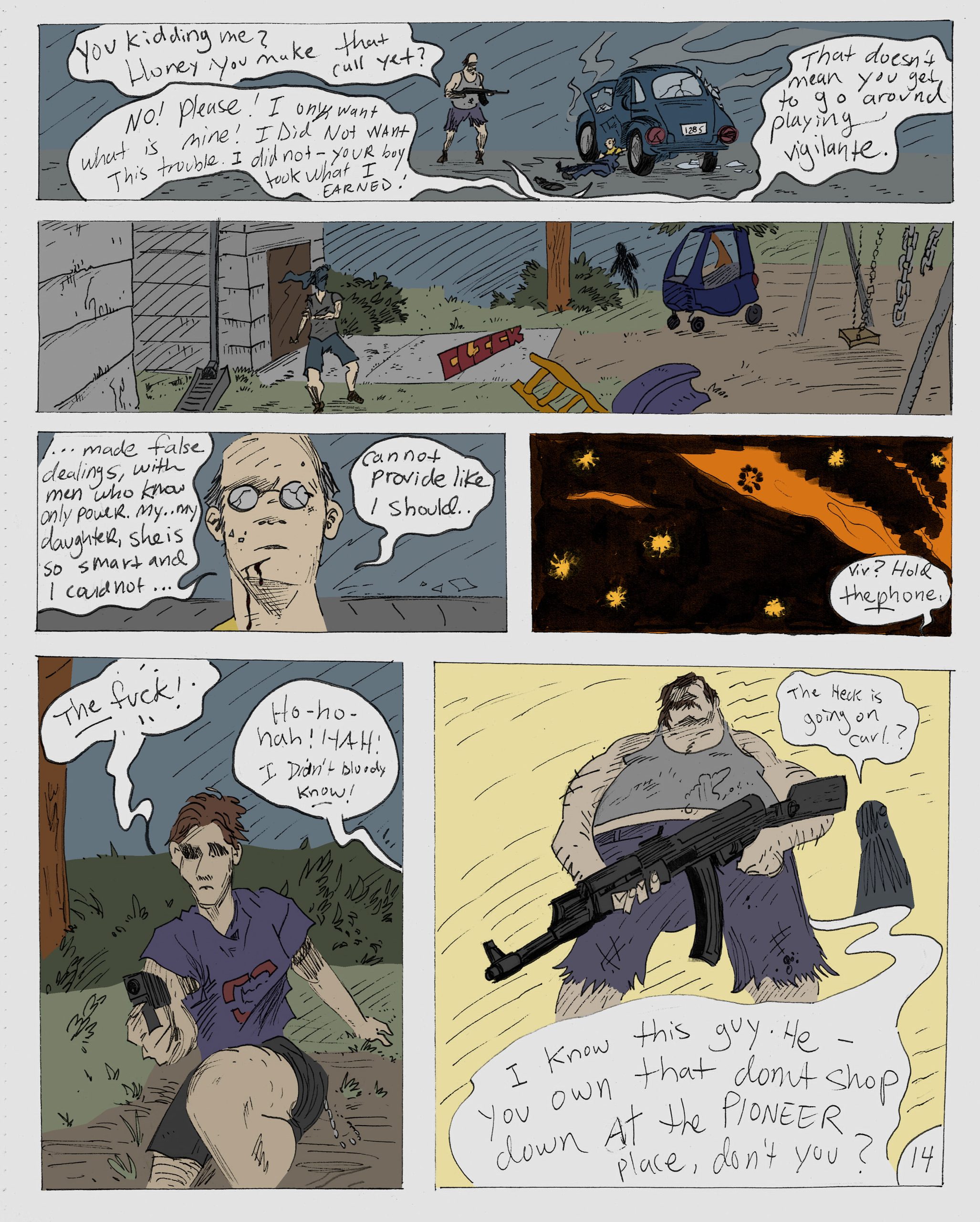 Tales from the Noisy Water | Misfortunate Fortune, by Luke Fleishman: Page 14