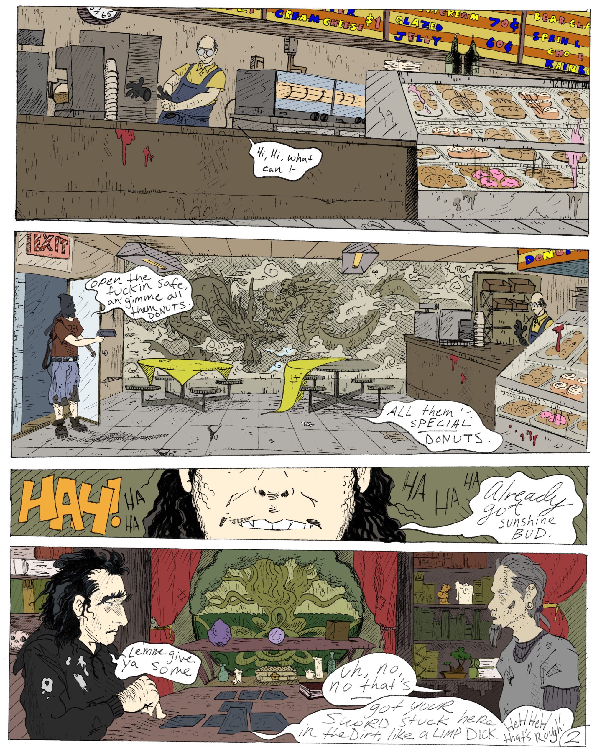 Tales from the Noisy Water | Misfortunate Fortune, by Luke Fleishman: Page 2