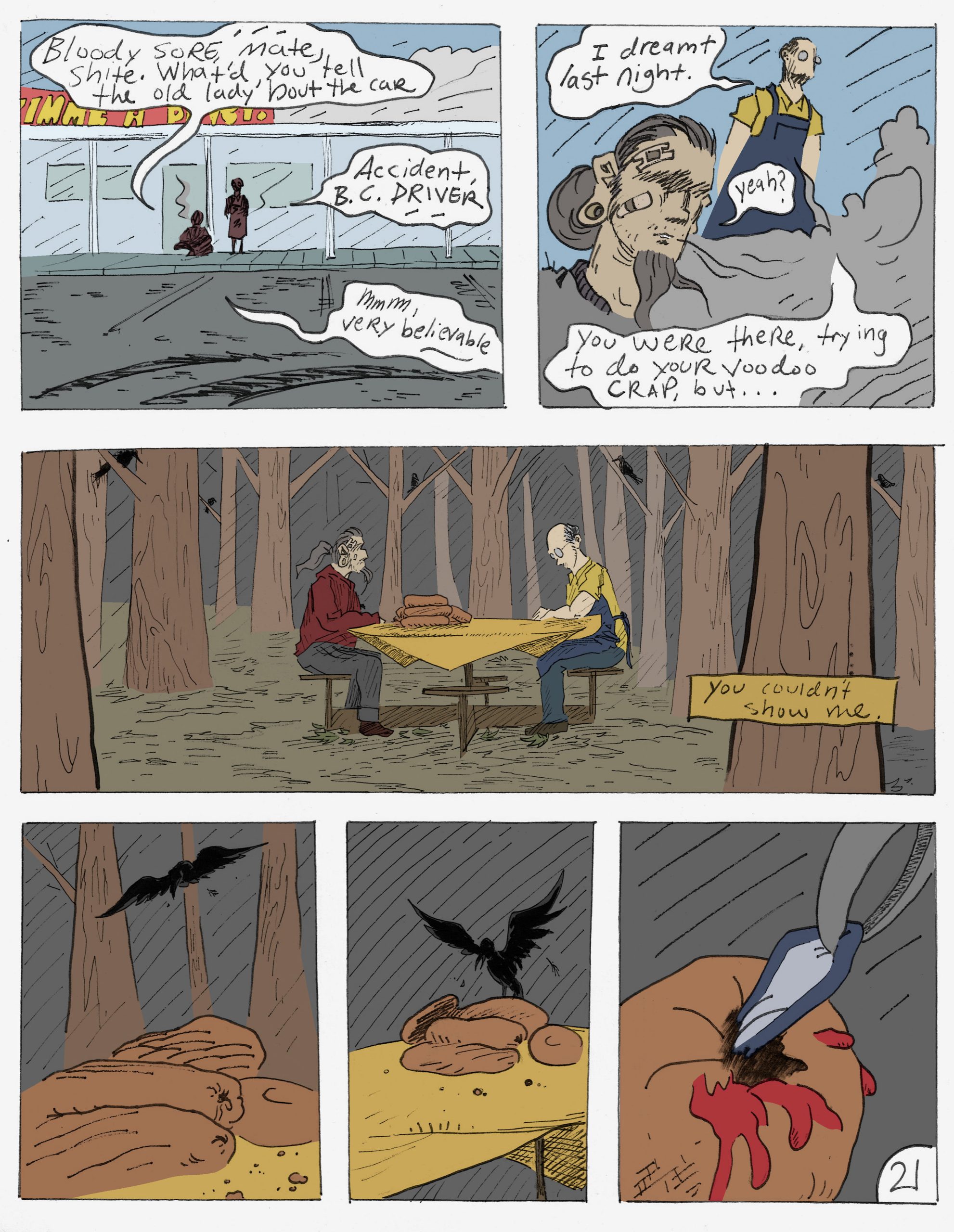 Tales from the Noisy Water | Misfortunate Fortune, by Luke Fleishman: Page 21