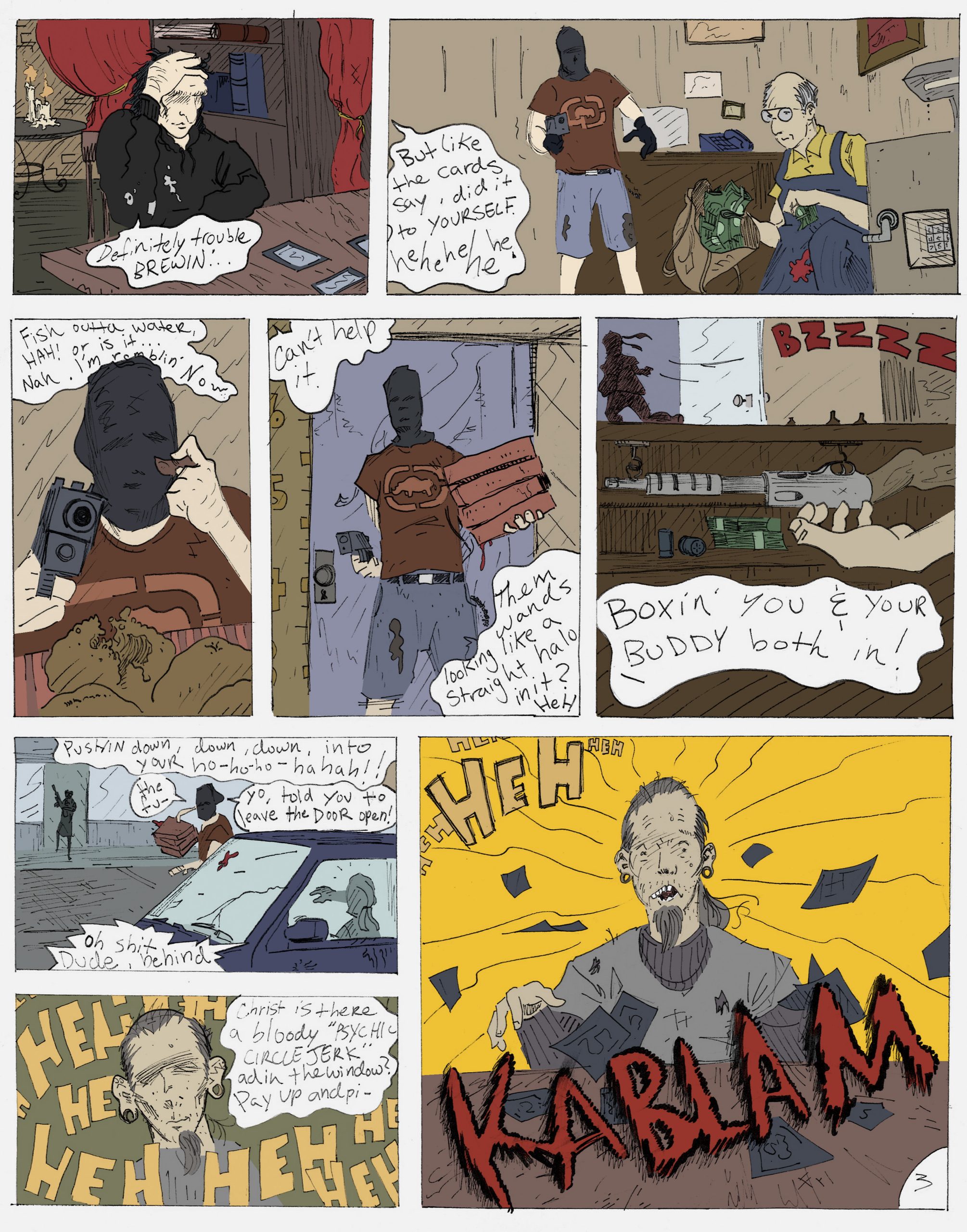 Tales from the Noisy Water | Misfortunate Fortune, by Luke Fleishman: Page 3