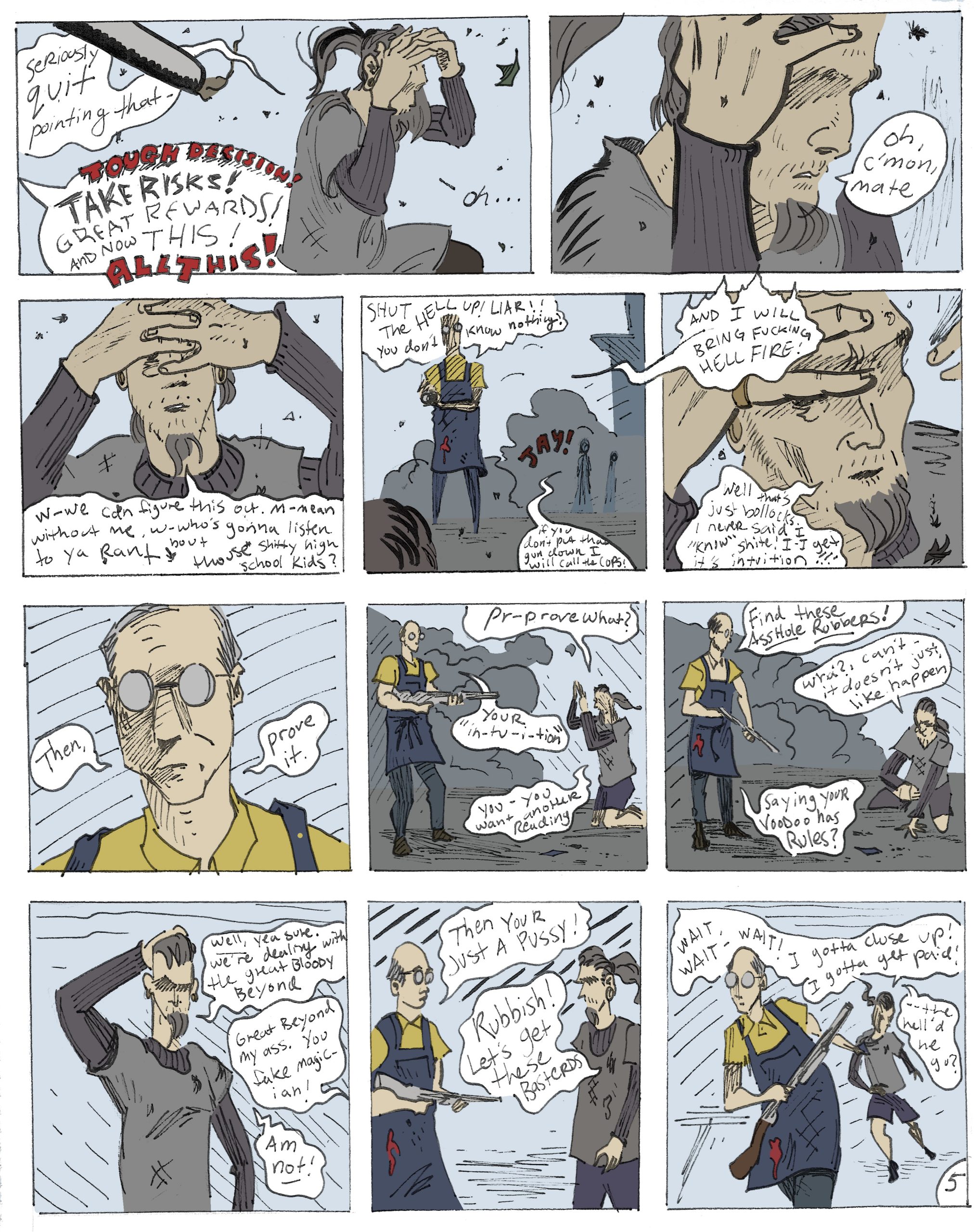 Tales from the Noisy Water | Misfortunate Fortune, by Luke Fleishman: Page 5