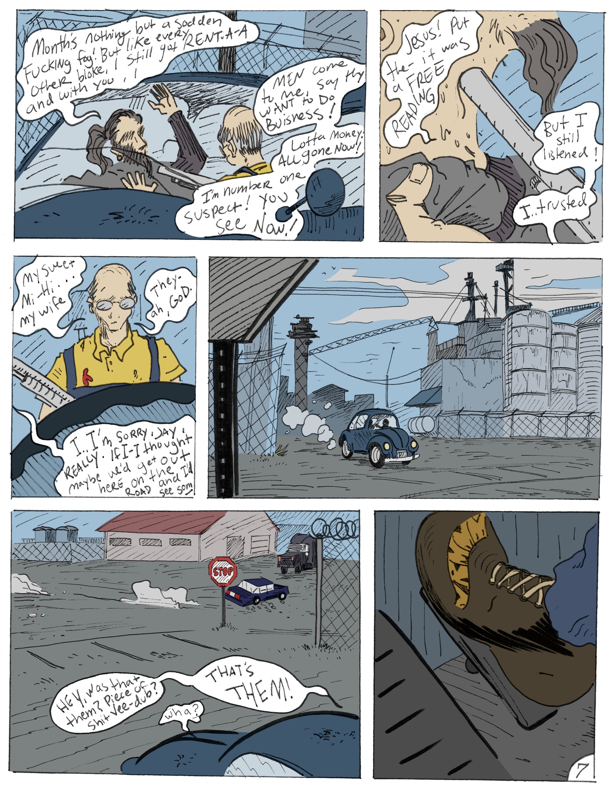 Tales from the Noisy Water | Misfortunate Fortune, by Luke Fleishman: Page 7
