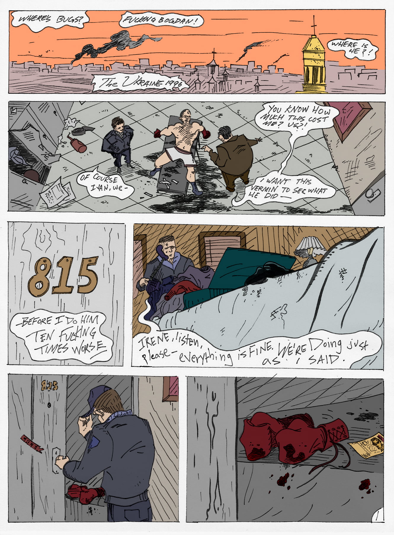 Tales from the Noisy Water | Old Times, by Luke Fleishman: Page 1