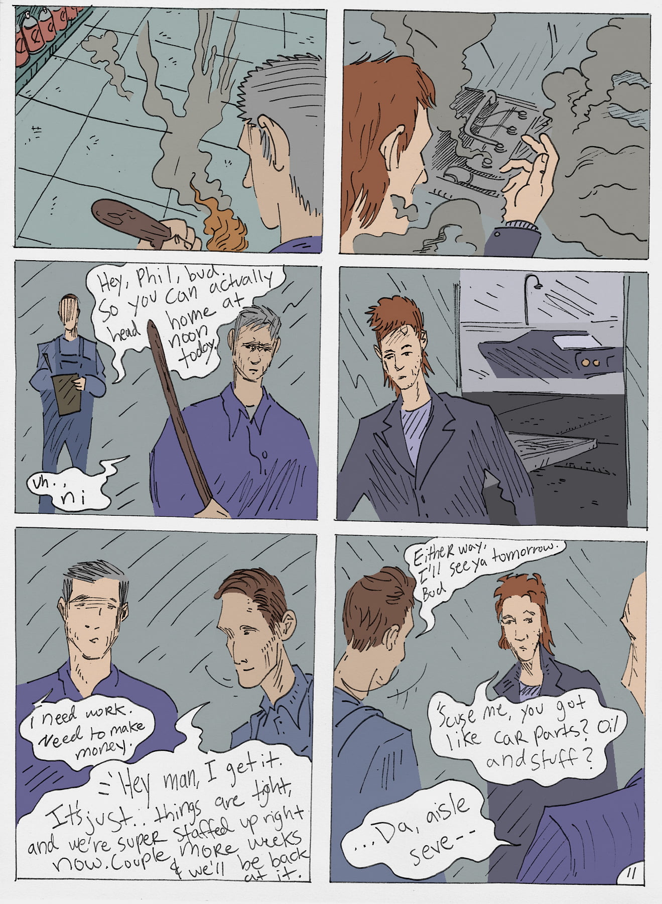 Tales from the Noisy Water | Old Times, by Luke Fleishman: Page 11