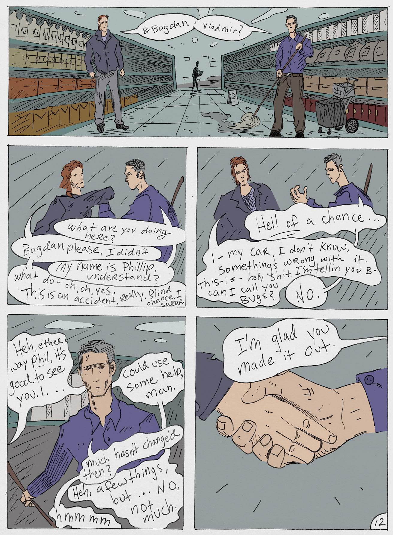 Tales from the Noisy Water | Old Times, by Luke Fleishman: Page 12