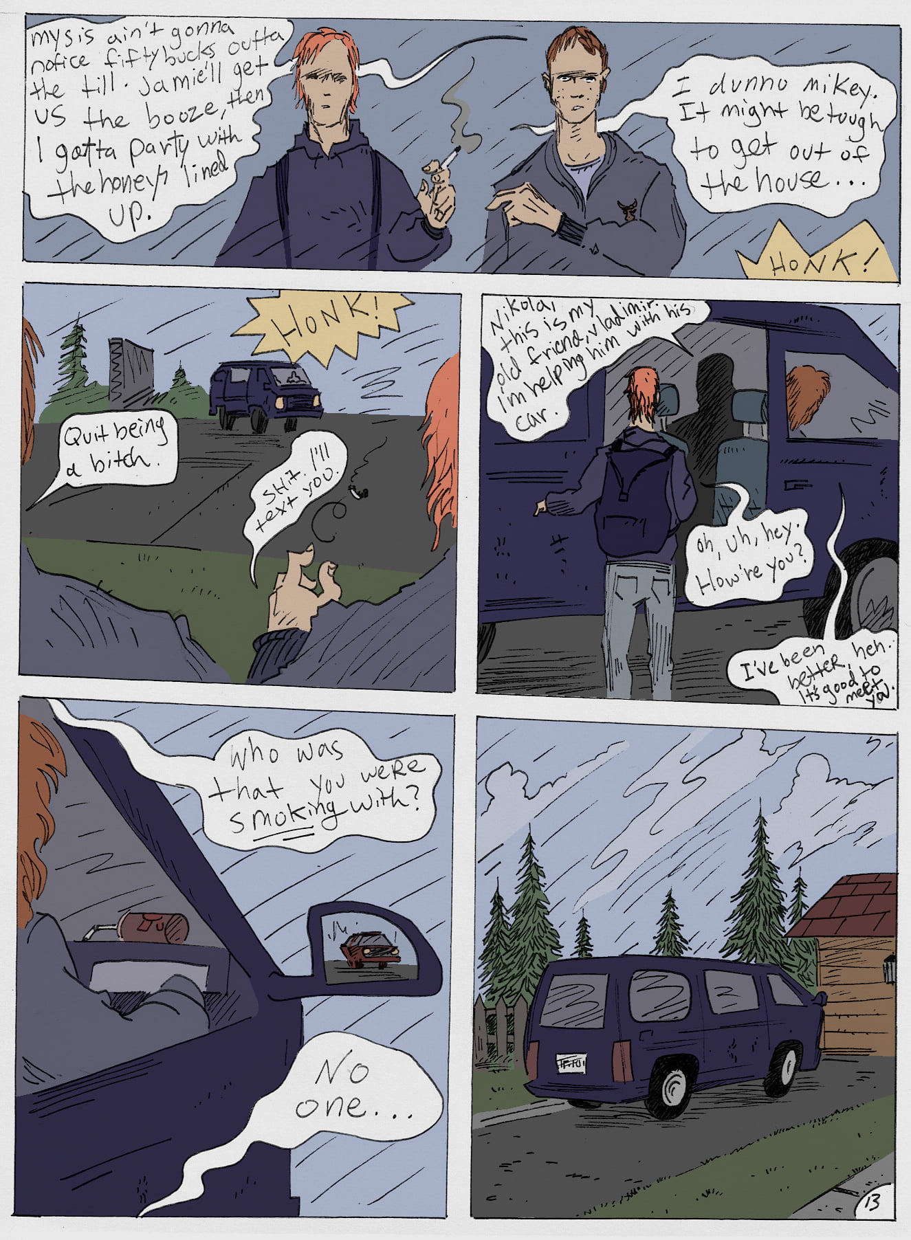Tales from the Noisy Water | Old Times, by Luke Fleishman: Page 13