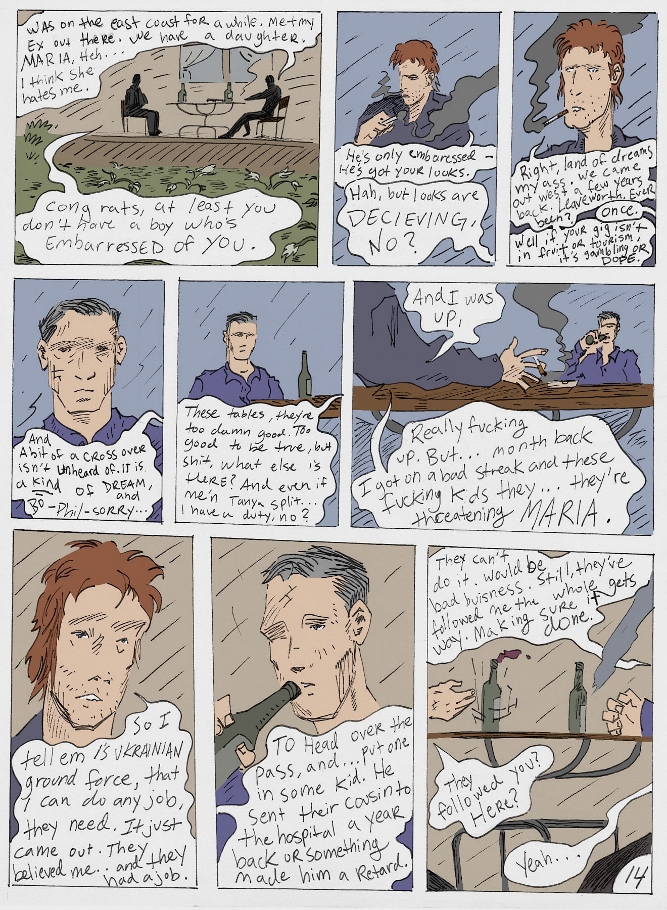 Tales from the Noisy Water | Old Times, by Luke Fleishman: Page 14