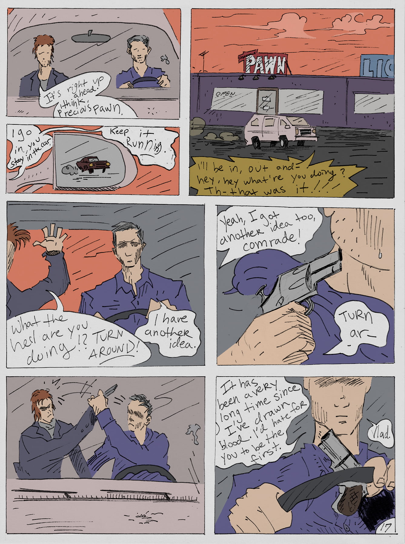 Tales from the Noisy Water | Old Times, by Luke Fleishman: Page 17