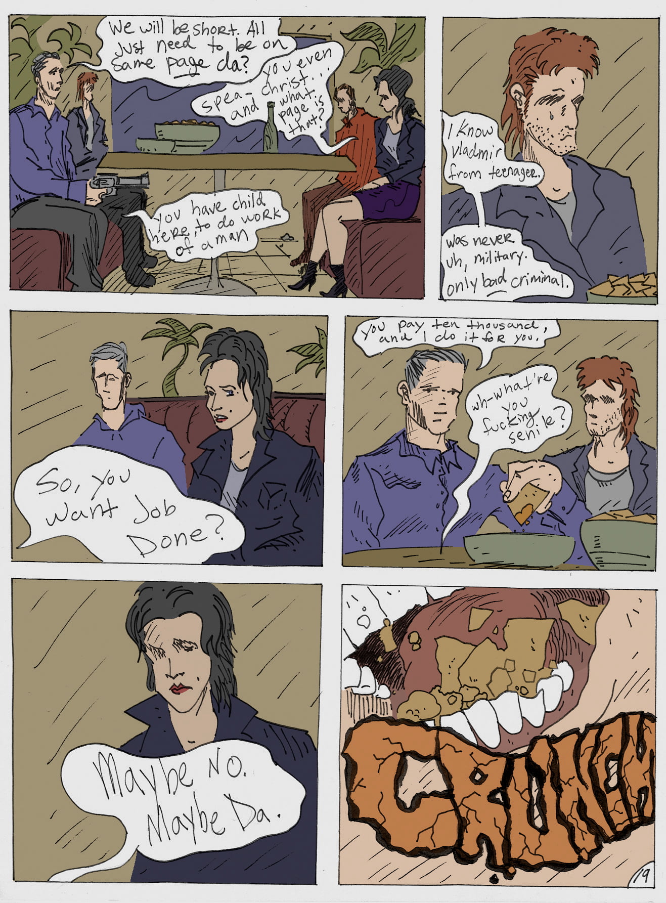 Tales from the Noisy Water | Old Times, by Luke Fleishman: Page 19