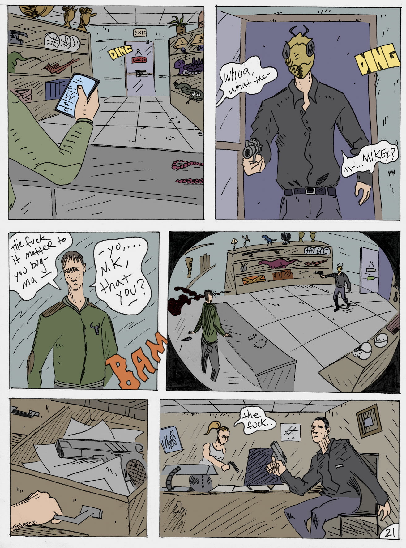 Tales from the Noisy Water | Old Times, by Luke Fleishman: Page 21