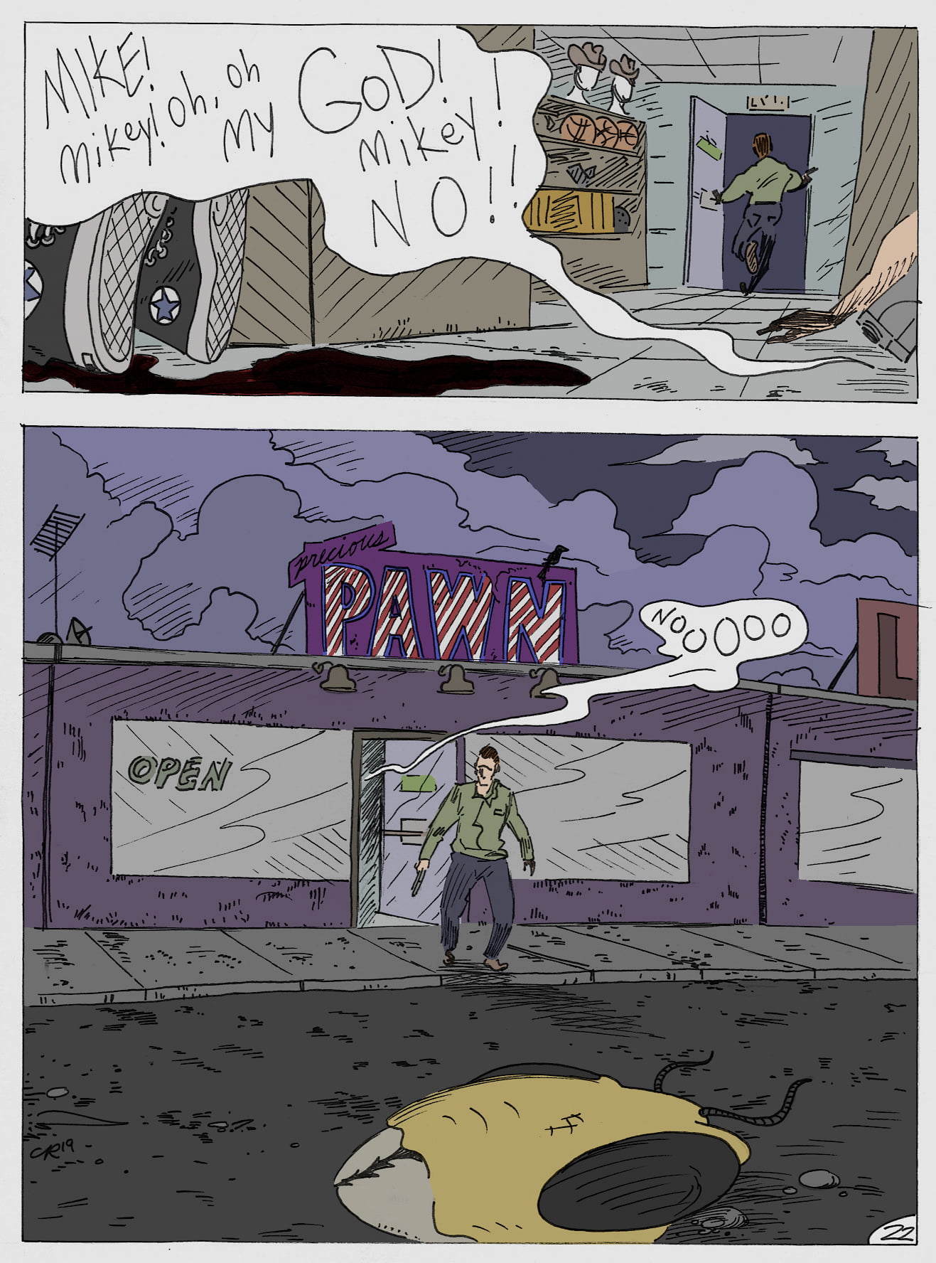 Tales from the Noisy Water | Old Times, by Luke Fleishman: Page 22
