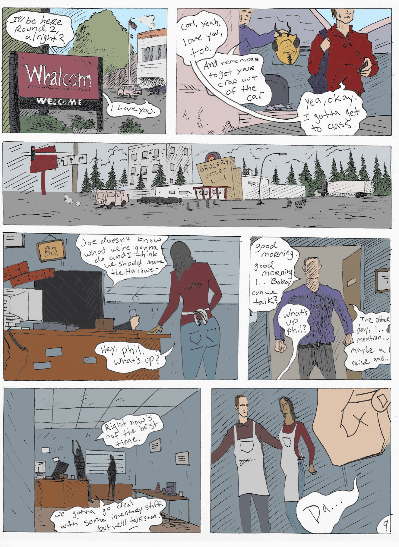 Tales from the Noisy Water | Old Times, by Luke Fleishman: Page 9